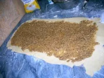 Kleeners 1. Nusszopf ohne Hefe - Rezept