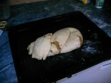 Kleeners 1. Nusszopf ohne Hefe - Rezept - Bild Nr. 2