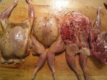 ** festliche Anlässe ** Wachteln mit Soja-Kräuterkruste - Rezept - Bild Nr. 3