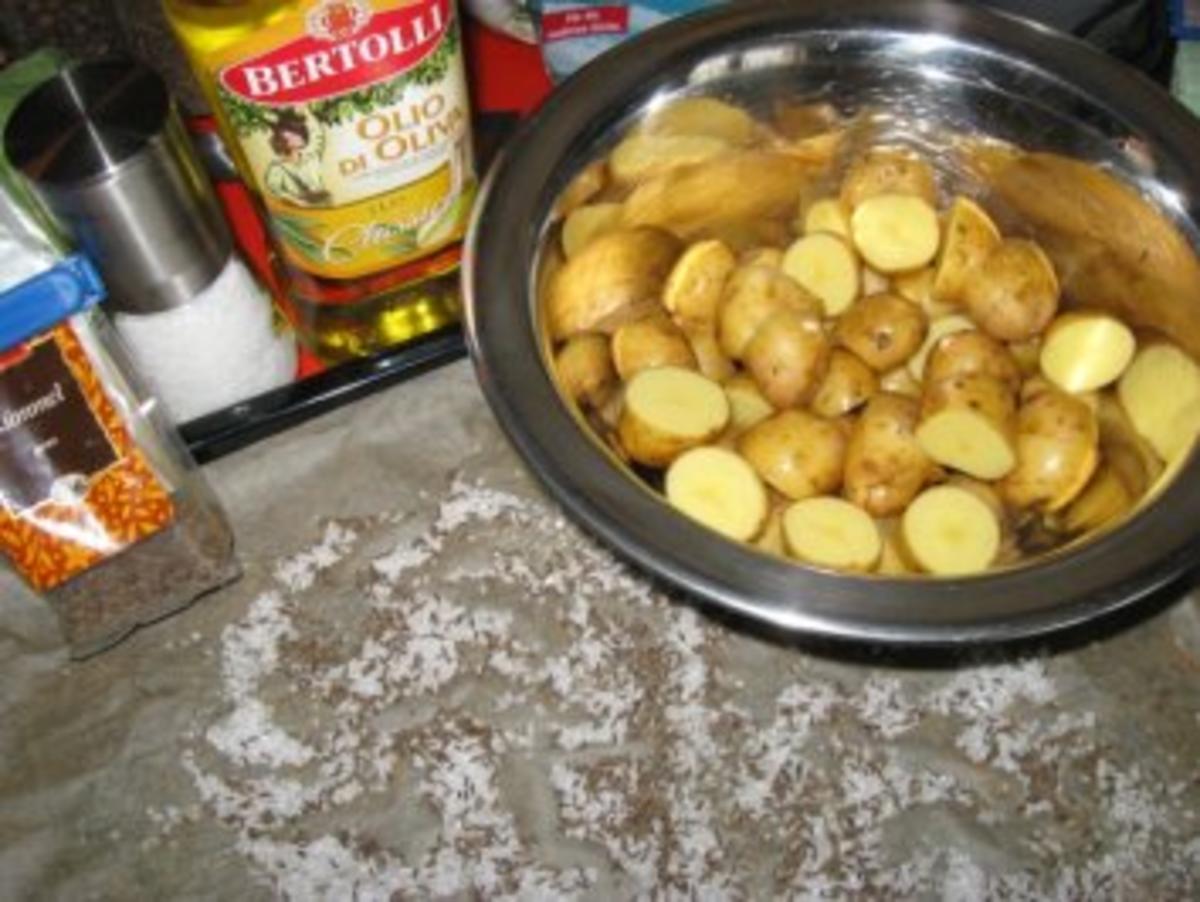 Backofen-Kümmelkartoffeln - Rezept - Bild Nr. 2