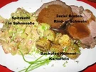 2erlei Braten- Rind- u. Schwein - Rezept