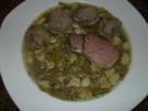 Suppe:    SCHNITTBOHNENSUPPE - Rezept
