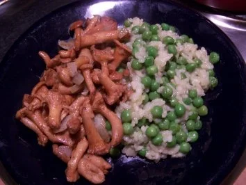 Rezept: Risibisi mit Pfifferlingen Risibisi mit Pfifferlingen - Rezept