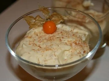 Rezept: Dessert: Ananas mit Mango-Sahne Dessert: Ananas mit Mango-Sahne - Rezept