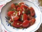 Salat von Kirschtomaten - Rezept