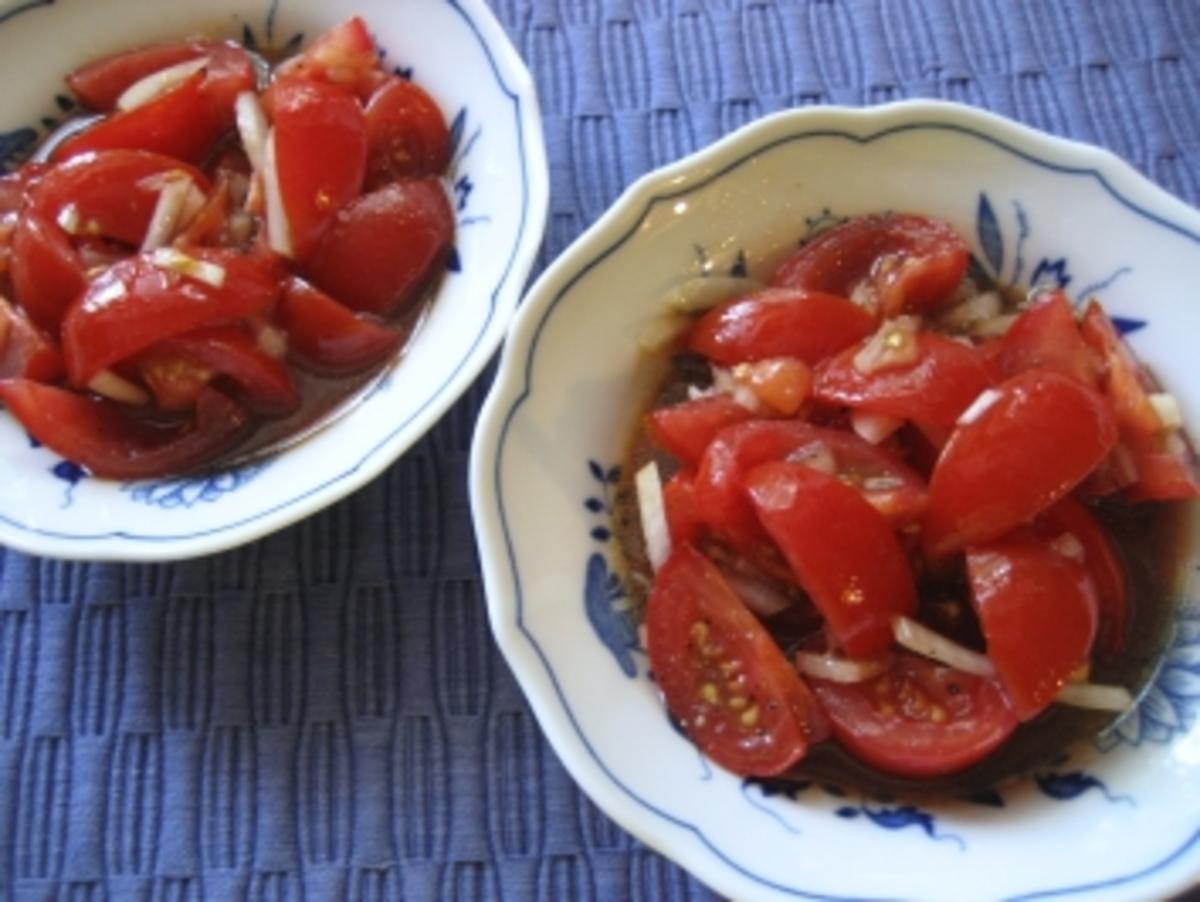 Salat von Kirschtomaten - Rezept - Bild Nr. 2