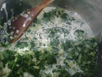 Rezept: Pellkartoffeln mit Spinat und Spiegelei Bild Nr. 5 Pellkartoffeln mit Spinat und Spiegelei - Rezept - Bild Nr. 5