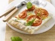 Piiiizza Tomate Basilikum - Rezept