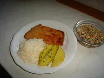 Rezept: Panierter Leberkäse Panierter Leberkäse - Rezept