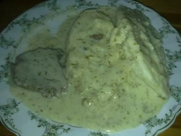 Rezept: Hefeknödel mit Dillsoße Hefeknödel mit Dillsoße - Rezept