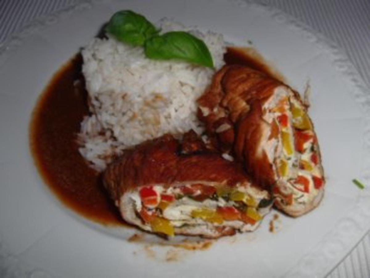 Rouladen mit Feta - Rezept