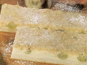 Rezept: Stachelbeerkuchen mit "Speckfett"-Glasur Stachelbeerkuchen mit "Speckfett"-Glasur - Rezept