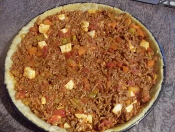 Rezept: Käse-Hack-Tarte Käse-Hack-Tarte - Rezept