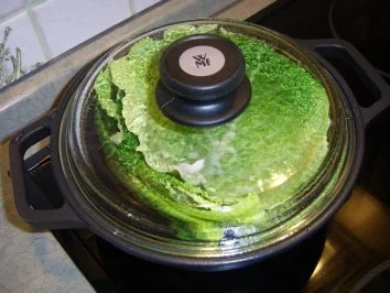 Wirsing-Rohkost-Salat an Gemüse-Rotweindressing. - Rezept - Bild Nr. 3