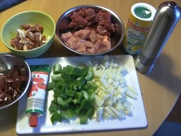 Fleisch: Schaschlikpfanne mit Hoorische - Rezept - Bild Nr. 2