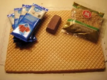 Waffelblätter mit Schoko und Nuss - Rezept - Bild Nr. 2