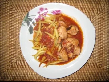 Rezept: Hähnchenragout mit Portwein Bild Nr. 2 Hähnchenragout mit Portwein - Rezept - Bild Nr. 2