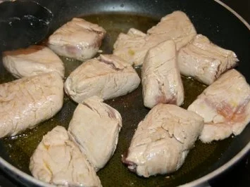 Schwein: Jäger-Pfanne mit Schweinefilet und Pilzen - Rezept - Bild Nr. 5