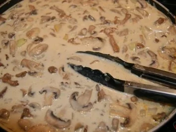 Schwein: Jäger-Pfanne mit Schweinefilet und Pilzen - Rezept - Bild Nr. 9