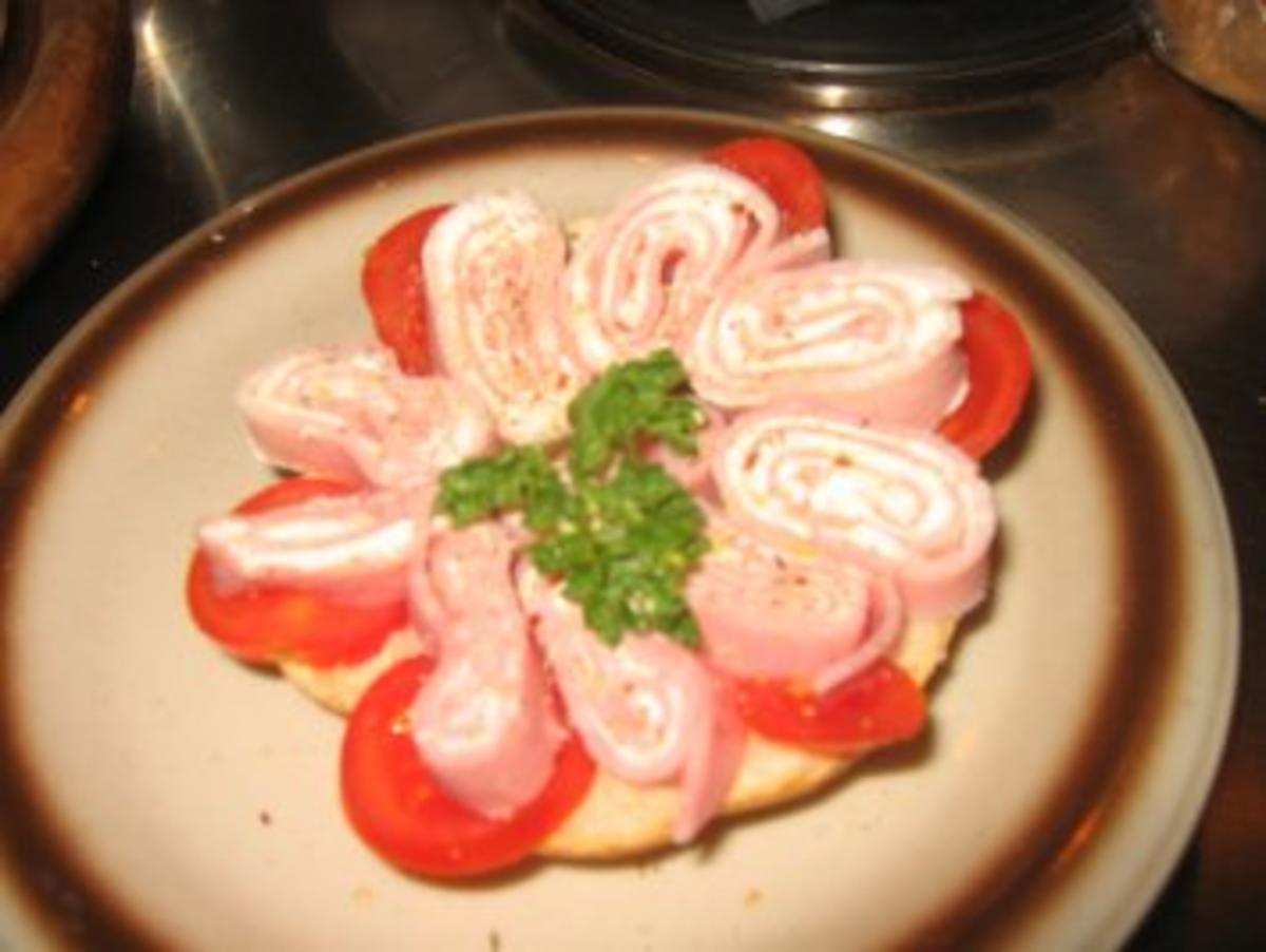 Brotzeit/ Snack: Kleines, feines Schinkenleckerli! - Rezept