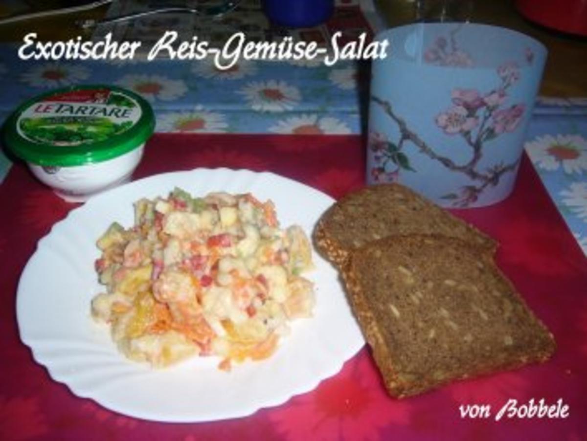 Salat: Exotischer Reis-Gemüse-Salat - Rezept - kochbar.de