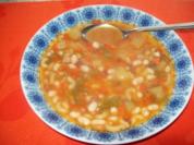 Bohnensuppe mit Gemüse - Rezept