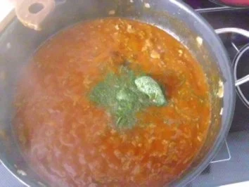 Rezept: Hacksoße zu Makkaroni Bild Nr. 3 Hacksoße zu Makkaroni - Rezept - Bild Nr. 3