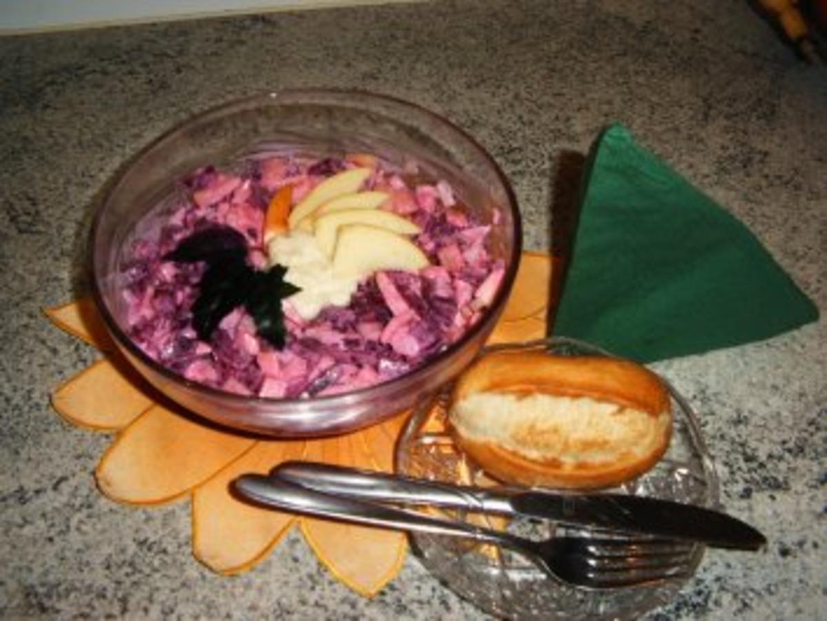 Rote Bete -Salat mit Joghurt - Rezept