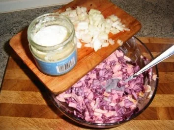 Rote Bete -Salat mit Joghurt - Rezept - Bild Nr. 5