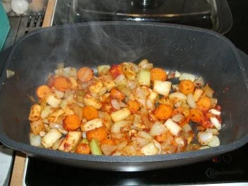 Fleisch: Ochsenschwanzragout, pikant - Rezept - Bild Nr. 4
