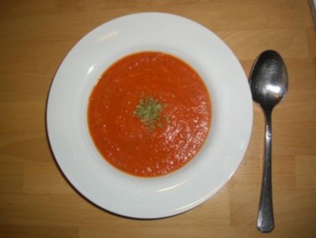 Tomatencremesuppe - Rezept