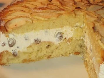 Rezept: Gefüllter Apfelkuchen Bild Nr. 3 Gefüllter Apfelkuchen - Rezept - Bild Nr. 3