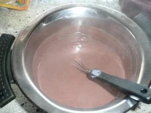 Rezept: Pudding schwarz / weiß Bild Nr. 3 Pudding schwarz / weiß - Rezept - Bild Nr. 3