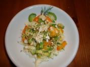 Avocado-Kaki Salat - Rezept