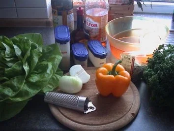 Grüner Blattsalat mit Dressing - Rezept - Bild Nr. 2