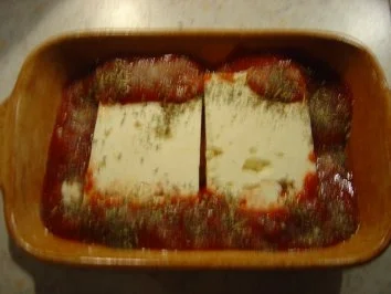 Schafskäse bzw. Feta überbacken... Single-Rezept - Rezept - Bild Nr. 2