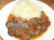Leckeres Resteessen mit Spießbraten - Rezept