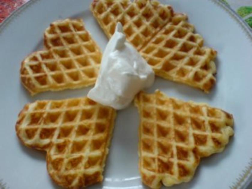 Schmand Waffeln
