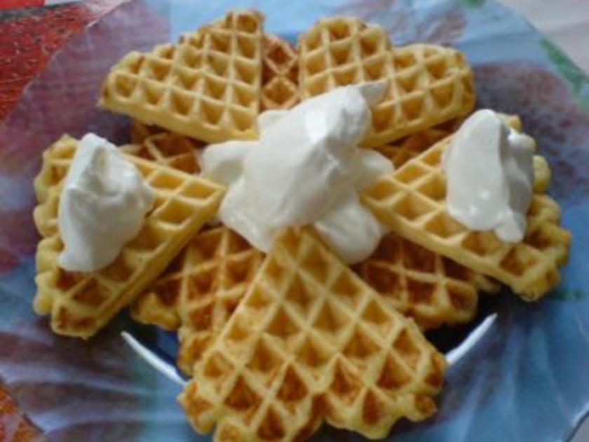 Schmand Waffeln