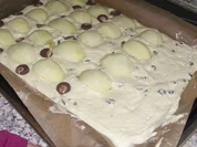 Apfel - Schoko - Blechkuchen - Rezept