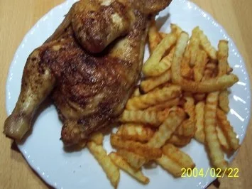 Der gegrillte Hahn - Rezept