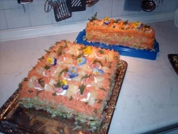 Schwedische Fischtorte-Smörgastarta - Rezept