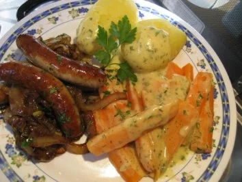 Nürnberger Würstel mit Balsamico-Zwiebeln - Rezept - Bild Nr. 6