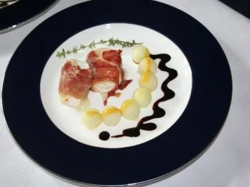 Milder Ziegenkäse im Serrano- Schinken- Mantel - Rezept - Bild Nr. 2