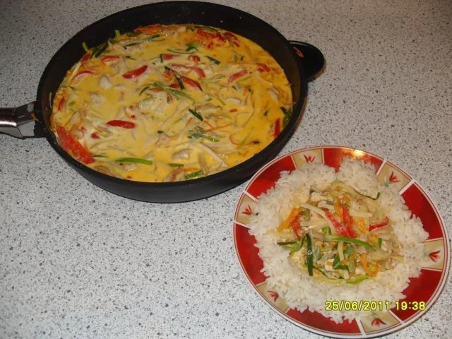 Hähnchen-Kokos-Pfanne - Rezept