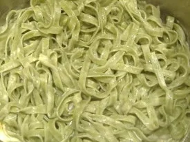 Kalbsleber-Birnen-Ragout auf grüne Bandnudeln - Rezept - Bild Nr. 3