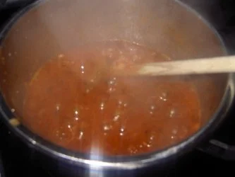 Hähnchenschenkel in Ingwer und Koriander mariniert, dazu Tomatensoße - Rezept - Bild Nr. 8