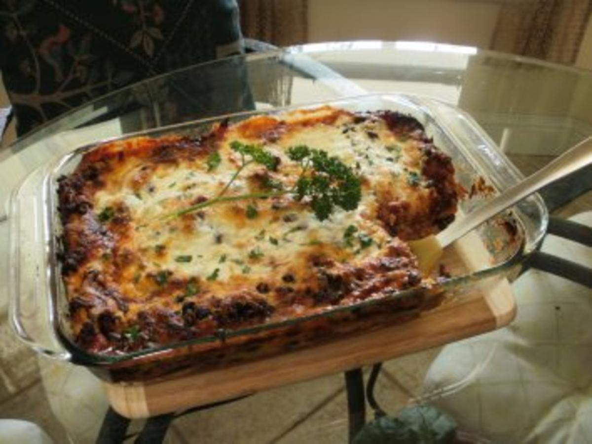 Lasagne -Schwarze Bohnen - Ohne Fleisch - Jeder backt Lasagne aber diese ist anders - mit Bildern - Rezept - Bild Nr. 3