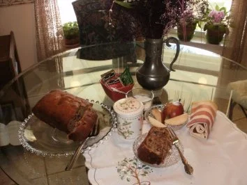 Brot mit Bananas, Nuesse und Cranberries - die Cranberries geben diesem Brot ein Kick das macht das Brot ein Genuss-HABE Bilder eingestellt - Rezept