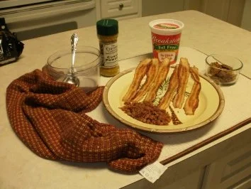 Rezept: Bacon-Curry Dip - toll fuer Dips oder auf Kartoffeln - Bilder eingestellt Bild Nr. 2 Bacon-Curry Dip - toll fuer Dips oder auf Kartoffeln - Bilder eingestellt - Rezept - Bild Nr. 2